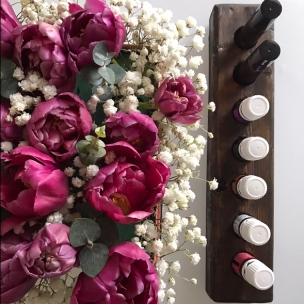 Wooden Essential Oil Holder young living